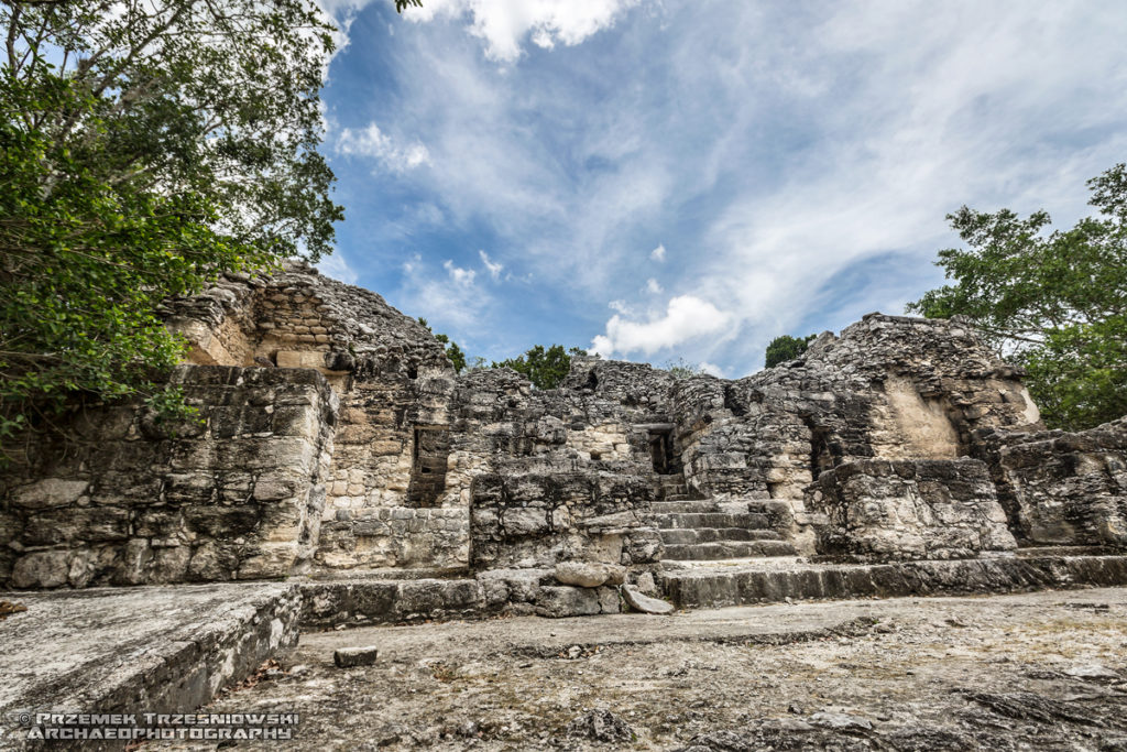 Calakmul - Pałac Lundella panorama