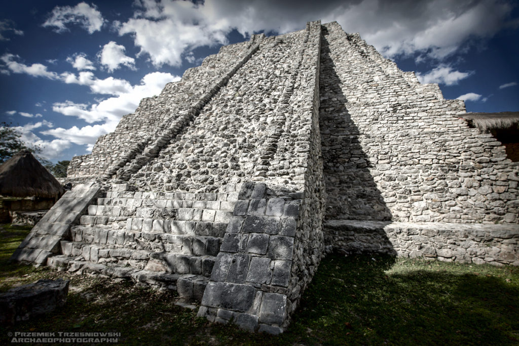 Mayapan Jukatan Meksyk piramida Kukulkana