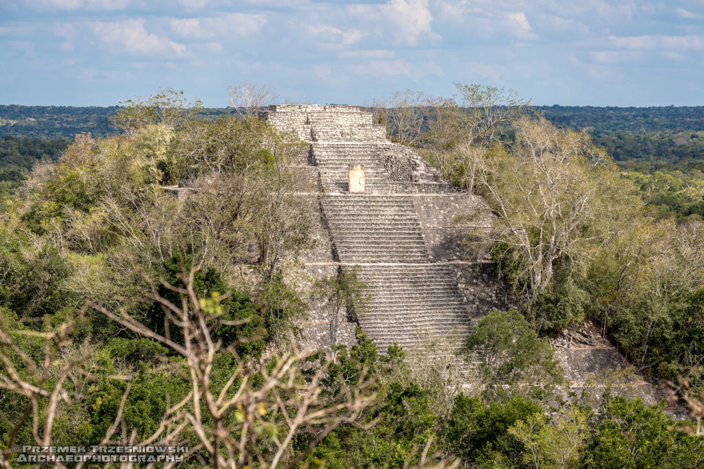 Calakmul Campeche Meksyk Jukatan piramida okres klasyczny