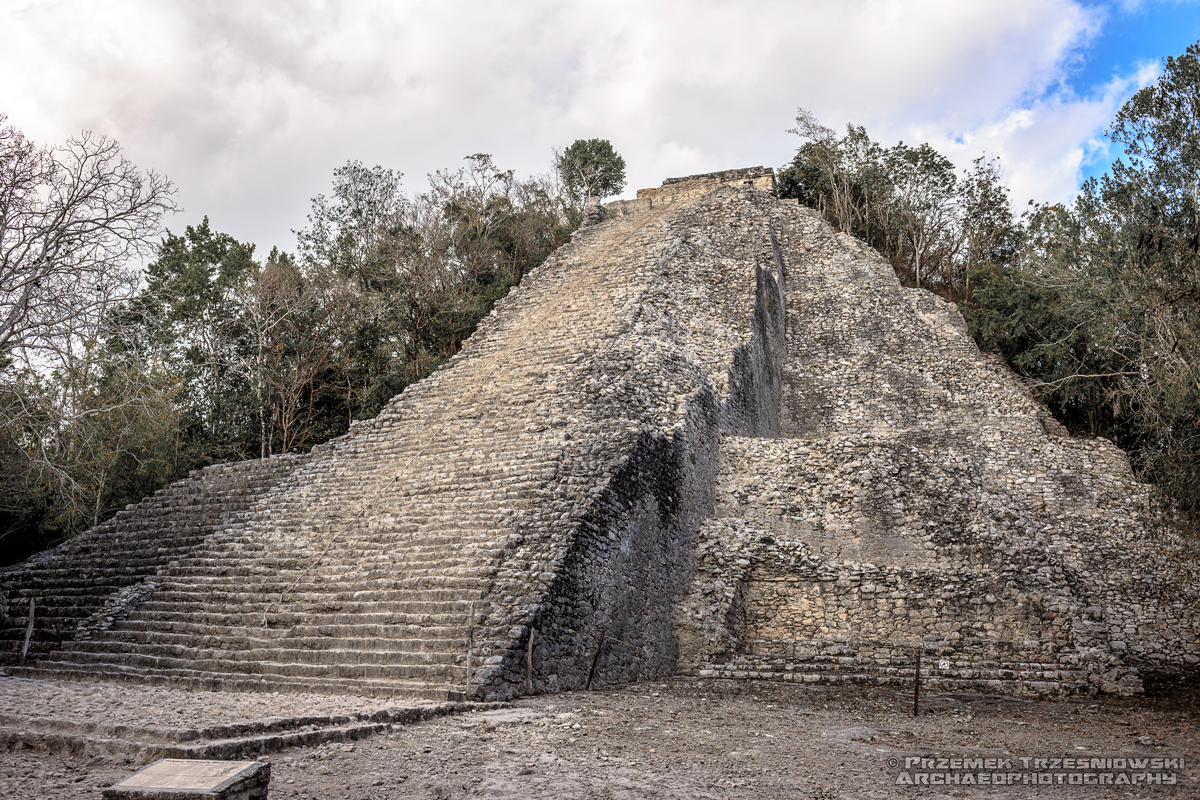 coba nohoch mul piramida pyramid, meksyk mexico maya yucatan jukatan