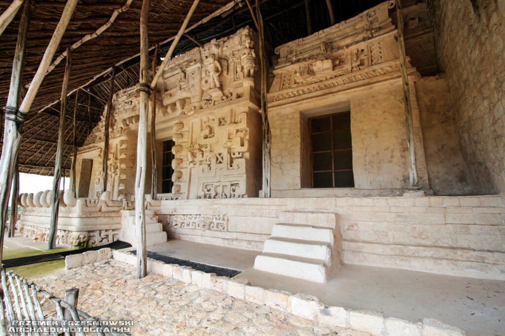 Ek Balam Meksyk Jukatan Mexico Yucatan stanowisko archeologiczne Chenes portal Witz