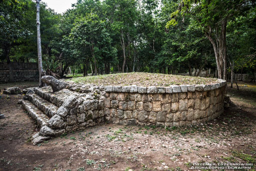 Chichen Viejo Itza Meksyk Jukatan Maya Turtle Altait Platforma Zolwia