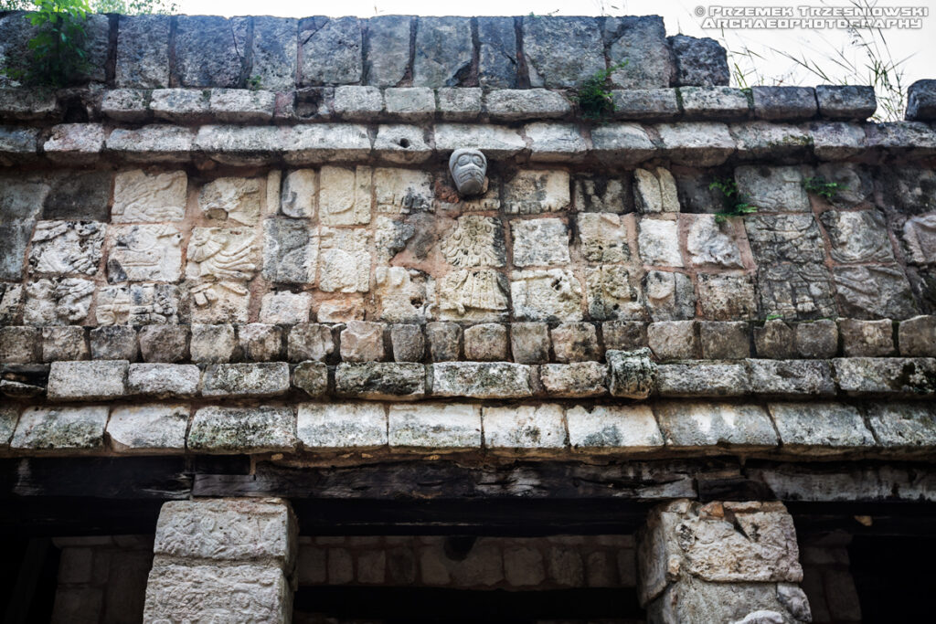 Chichen Viejo Itza Meksyk Jukatan Maya Templo Buhos Temple Owls Swiatynia Sow
