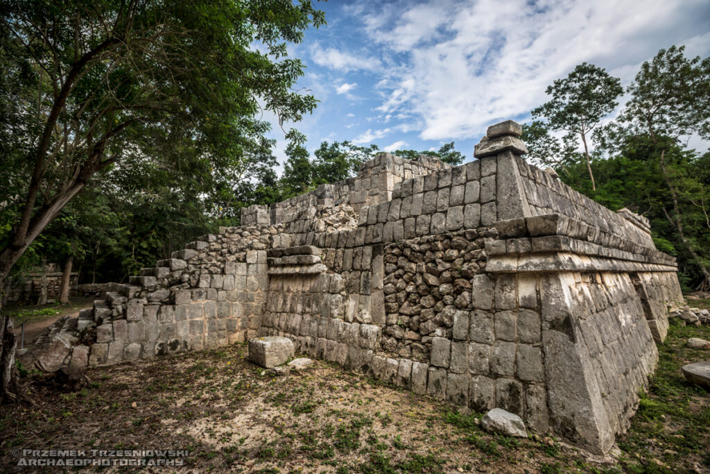 Chichen Viejo Itza Meksyk Jukatan Maya Templo Temple Initial Series Serii Poczatkowej