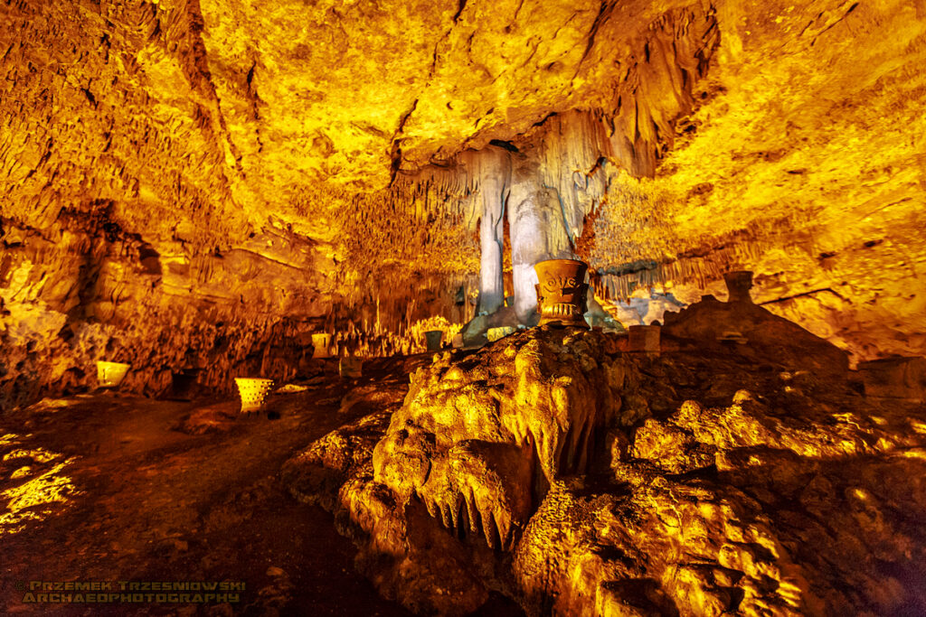 Paradygmat jaskiniowy w praktyce - Gruta de Balankanche Chichen Itza Meksyk Jukatan jaskinia cueva cave