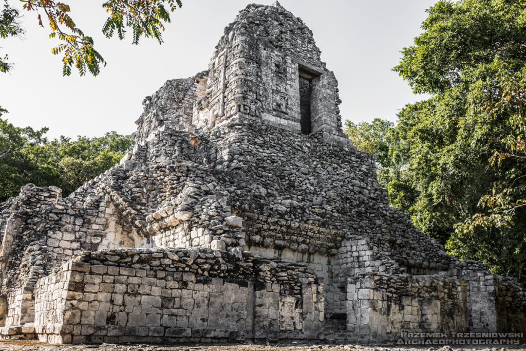 chicanna chenes structure xx portal zoomorficzny zoomorphic portal maya ruins mexico meksyk ruiny majów