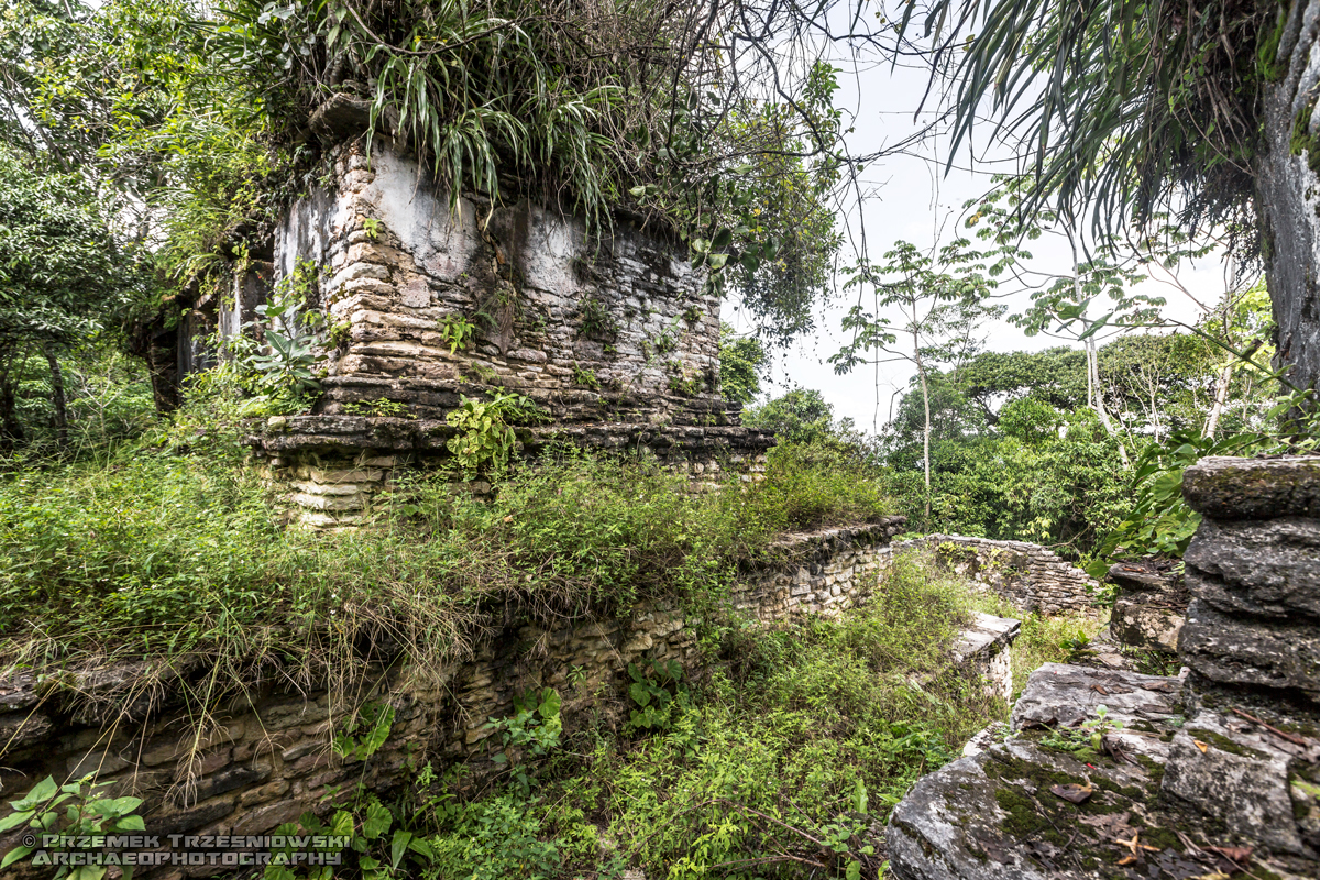 Plan de Ayutla ruiny Majów Maya Chiapas Meksyk Mexico ruins