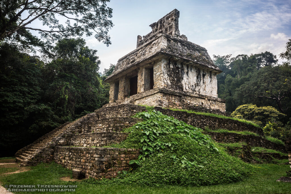 palenque chiapas meksyk mexico templo cross światynia słońca
