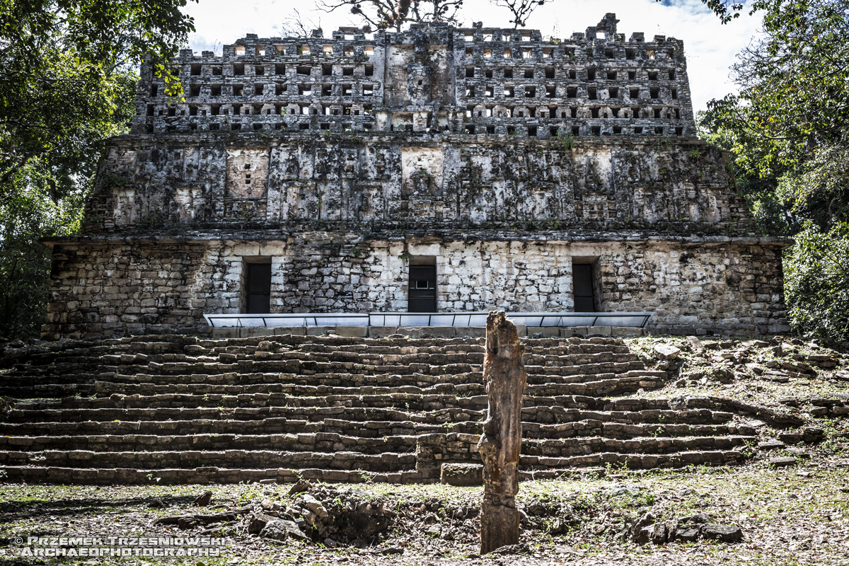 yaxchilan meksyk chiapas usumacinta ruiny majów maya ruins mexico temple templo 33