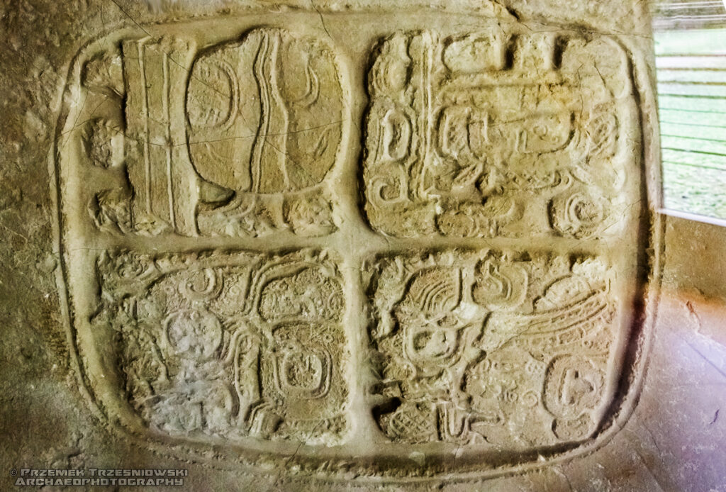 xunantunich belize ruiny majów maya ruins panel 4