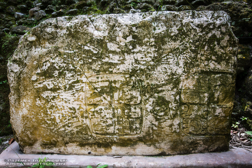 xunantunich belize ruiny majów maya ruins panel 4