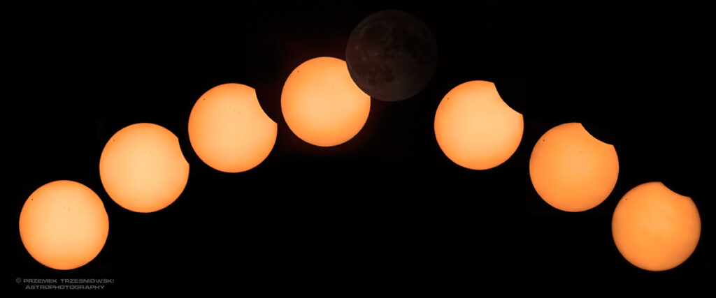 partial solar eclipse eklipsa częściowe zaćmienie słońca polska