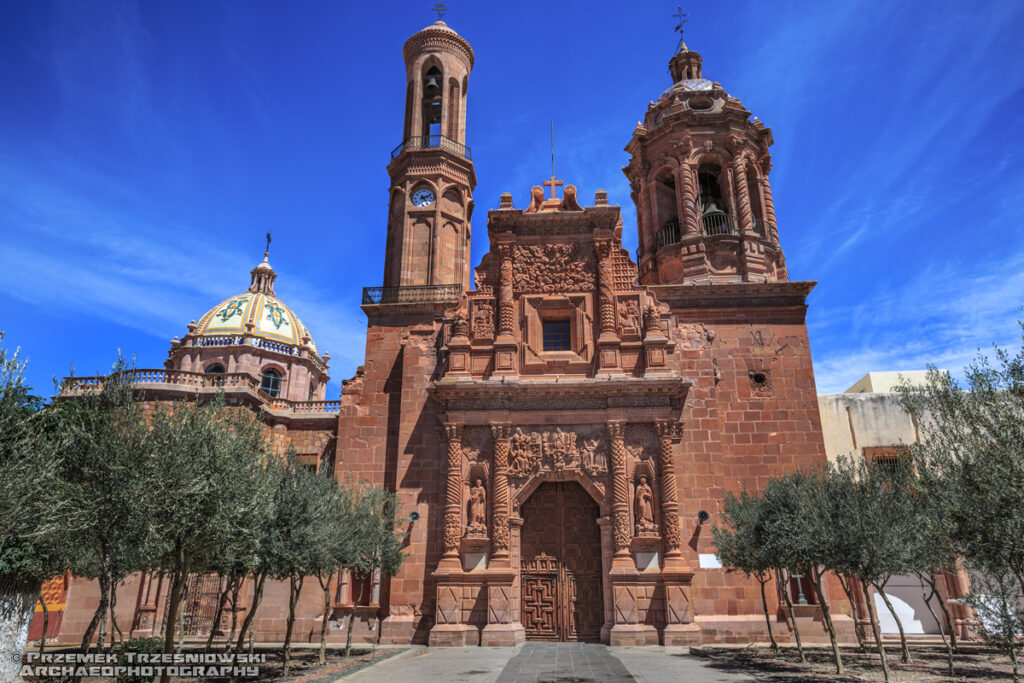 fasada nuestra senora de guadalupe zacatecas meksyk churrigueresque churrigueryzm ultrabarok