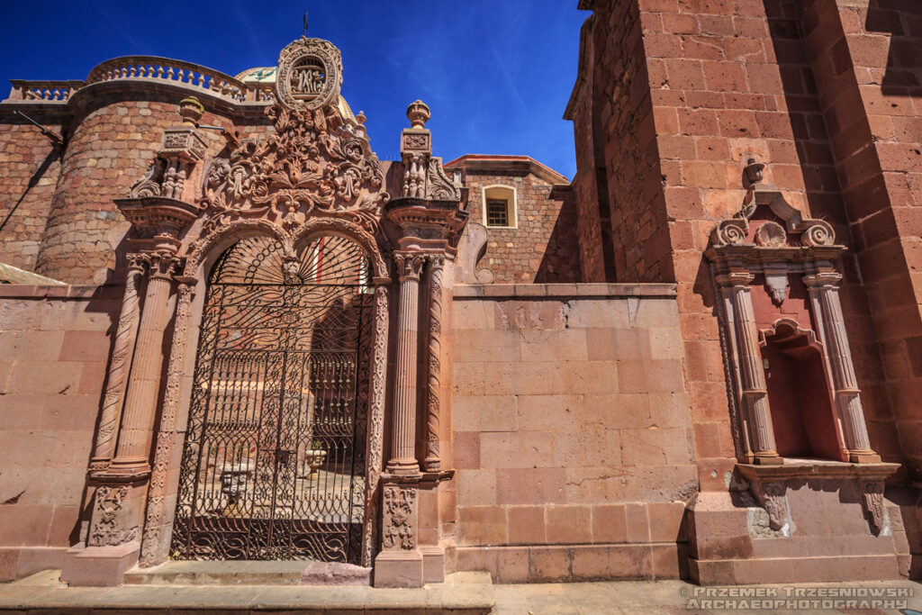 capilla de napoli nuestra senora de guadalupe zacatecas meksyk furta puerta