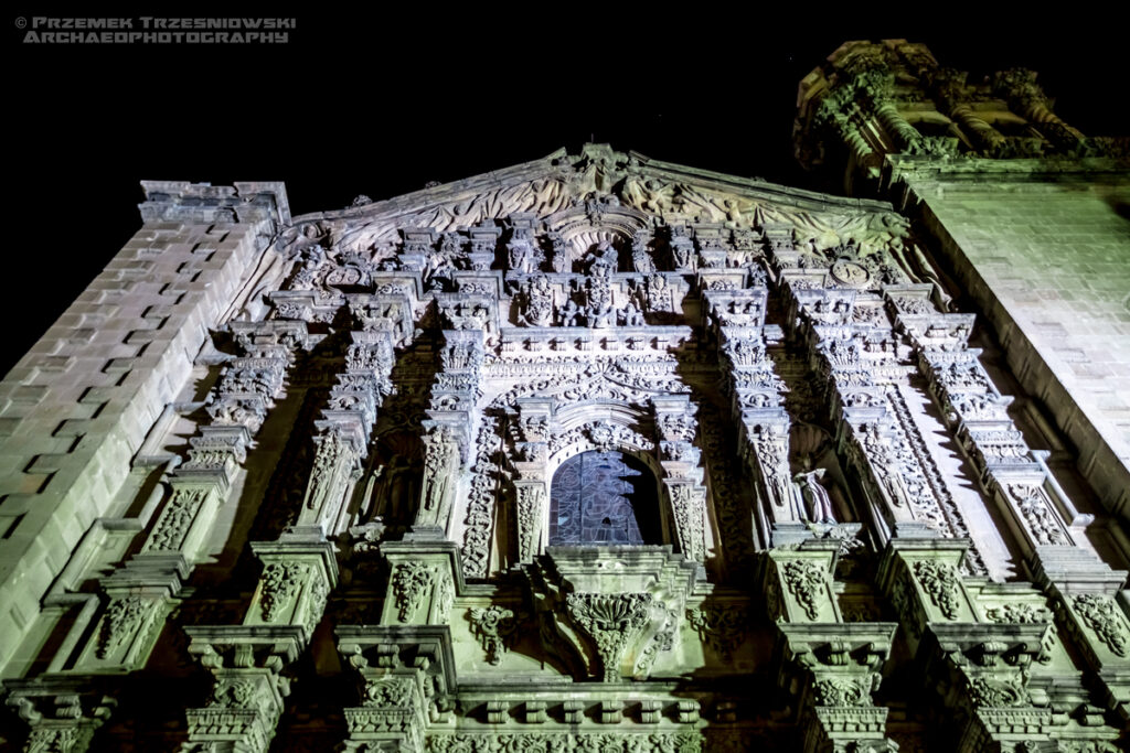 churrigueresque, churrigueryzm, ultrabarok, meksyk, mexico, san luis potosi, estypity, estipites, pilastry