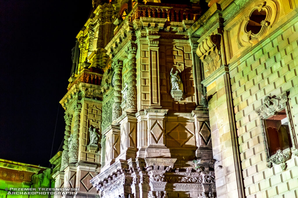 churrigueresque, churrigueryzm, ultrabarok, meksyk, mexico, san luis potosi, kolumny salomonowe, solomon columns