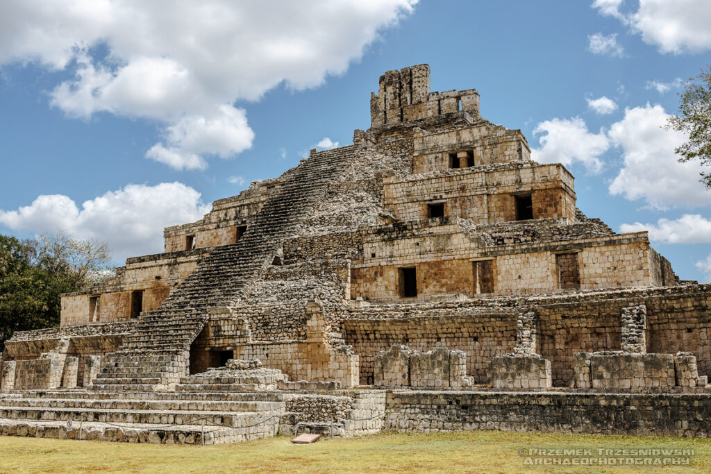 edzna piramida meksyk campeche ruiny majów maya ruins mexico
