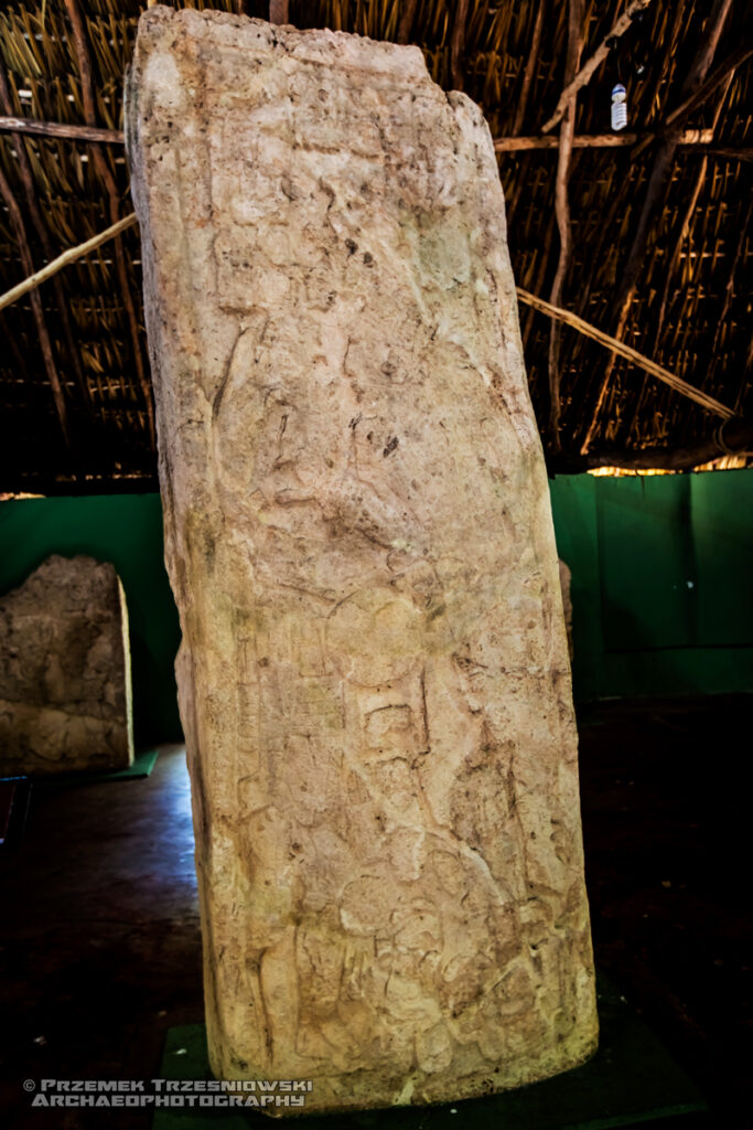 edzna stela meksyk campeche ruiny majów maya ruins mexico