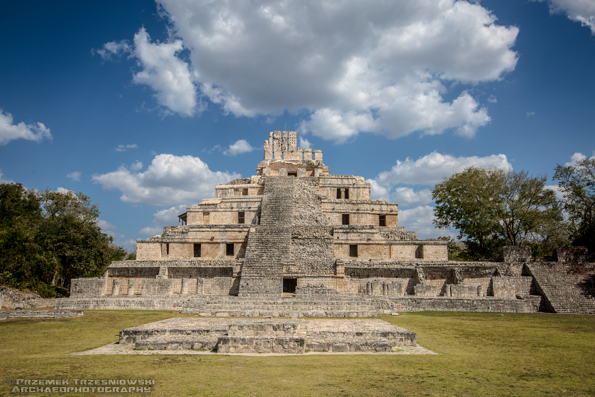 edzna piramida meksyk campeche ruiny majów maya ruins mexico