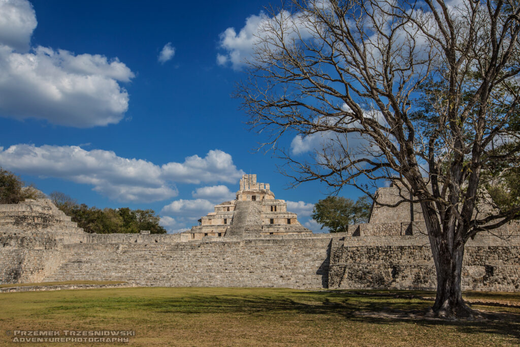 edzna piramida meksyk campeche ruiny majów maya ruins mexico
