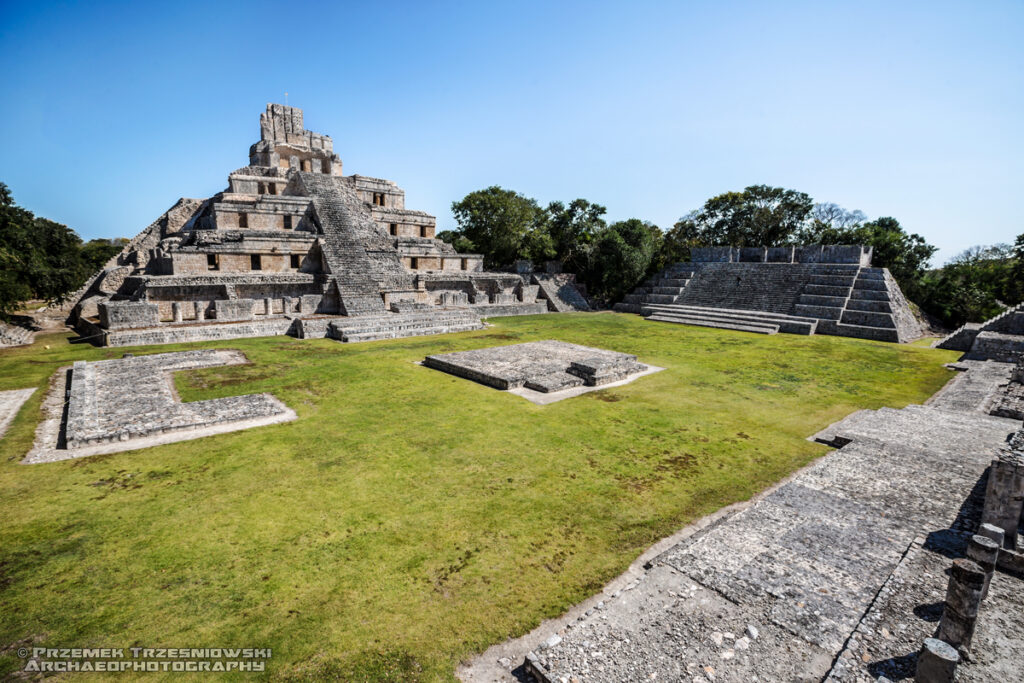 edzna piramida meksyk campeche ruiny majów maya ruins mexico