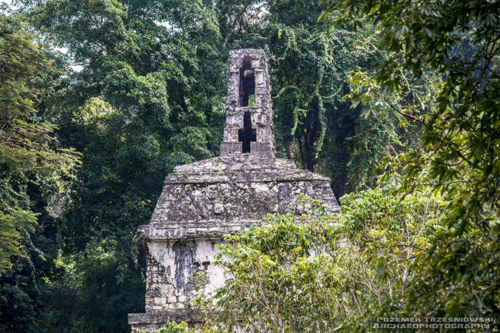 grzebień dachowy architektura majó palenque chiapas meksyk mexico