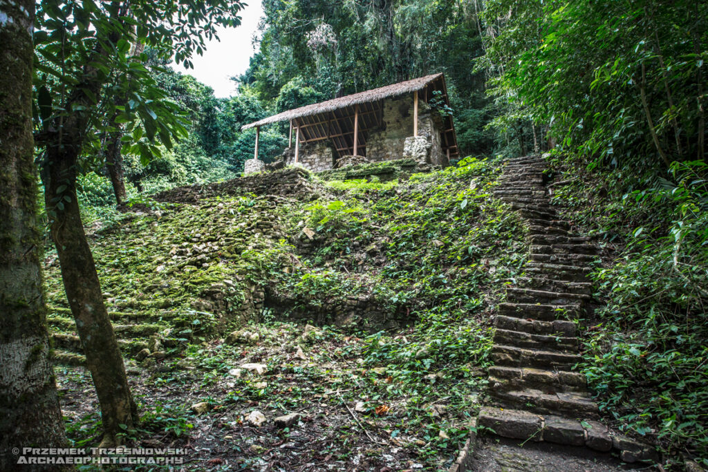 palenque templo xx chiapas meksyk mexico temple