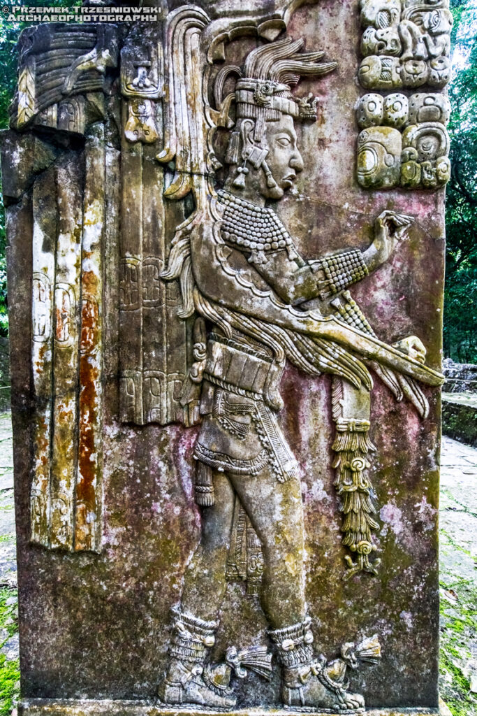 palenque templo guerreros xvii chiapas meksyk mexico temple warriors relief