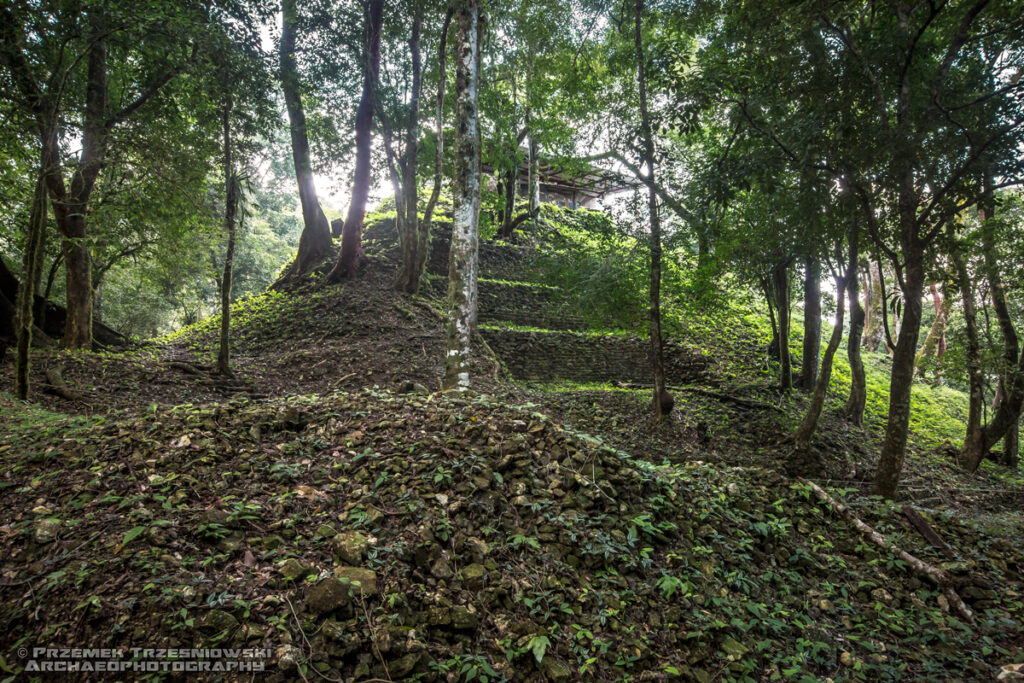 palenque templo xxi chiapas meksyk mexico