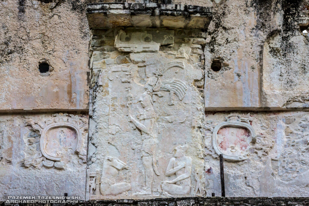 relief pałac palenque palace chiapas meksyk mexico