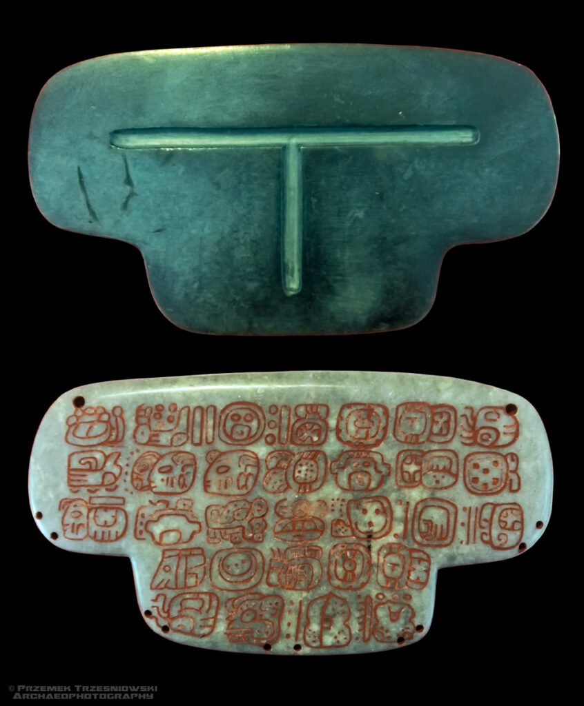 ik' pendant pectoral pektorał napierśnik jadeit jade nim li punit belize